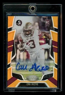 2020 Panini Chronicles Draft Picks Certified Cam Akers #13 18/20 RC Football