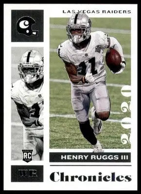2020 Panini Chronicles Henry Ruggs III RC 51 Las Vegas Raiders - Football Card Single