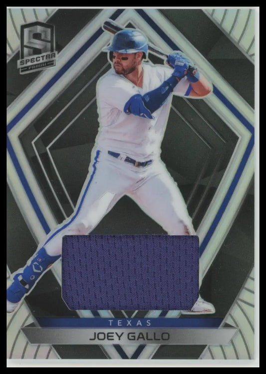 2020 Panini Chronicles - Spectra Swatches Joey Gallo 87 Memorabilia Rangers NM - Baseball Card Single