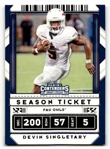 2020 Panini Contenders Draft Picks #32 Devin Singletary Florida Atla ID:55960 - Football Card Single