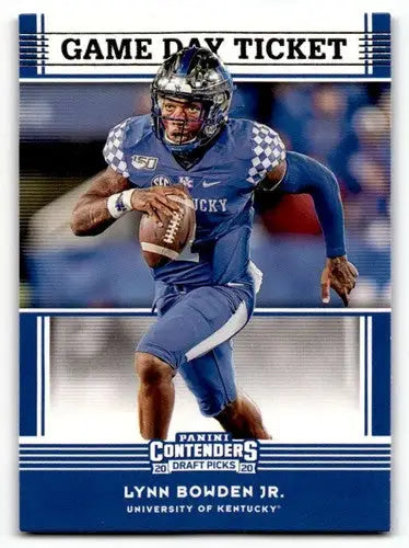 2020 Panini Contenders Draft Picks #32 Lynn Bowden Jr. Kentucky Wild ID:55963 - Football Card Single