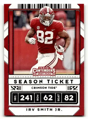 2020 Panini Contenders Draft Picks #43 Irv Smith Jr. Alabama Crimson ID:55946 - Football Card Single