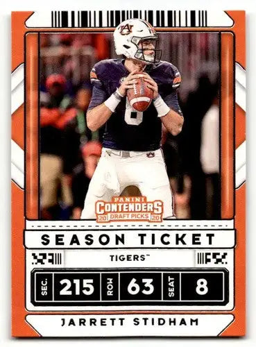 2020 Panini Contenders Draft Picks #48 Jarrett Stidham Auburn Tigers ID:55966 - Football Card Single