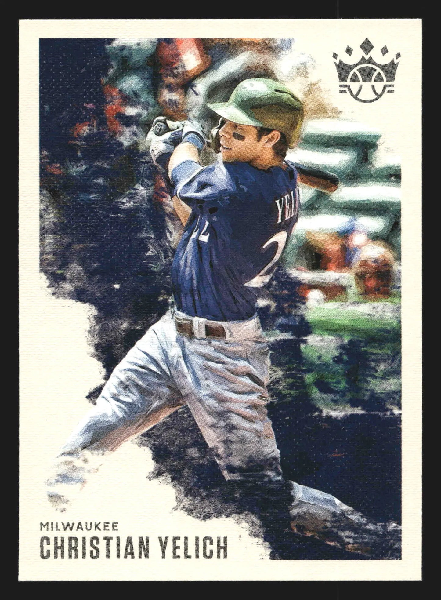 2020 Panini Diamond Kings #83 Christian Yelich Milwaukee Brewers - Baseball Card Single