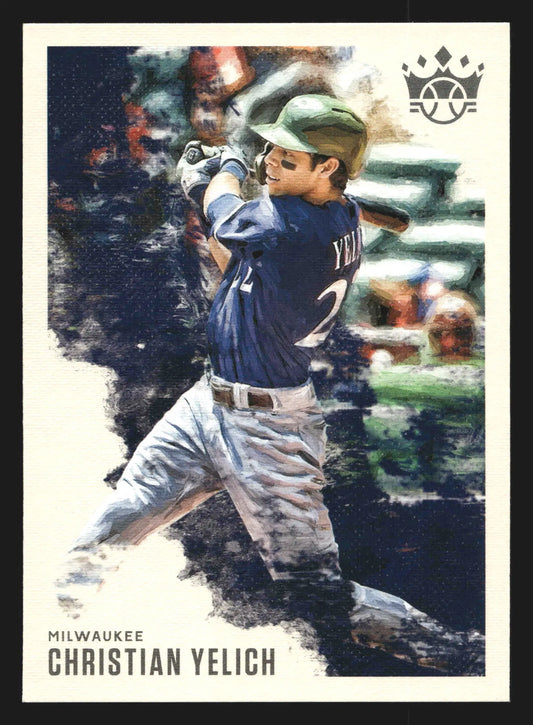 2020 Panini Diamond Kings #83 Christian Yelich Milwaukee Brewers - Baseball Card Single