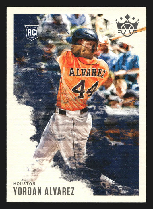 2020 Panini Diamond Kings Yordan Alvarez #58 Houston Astros RC - Baseball Card Single