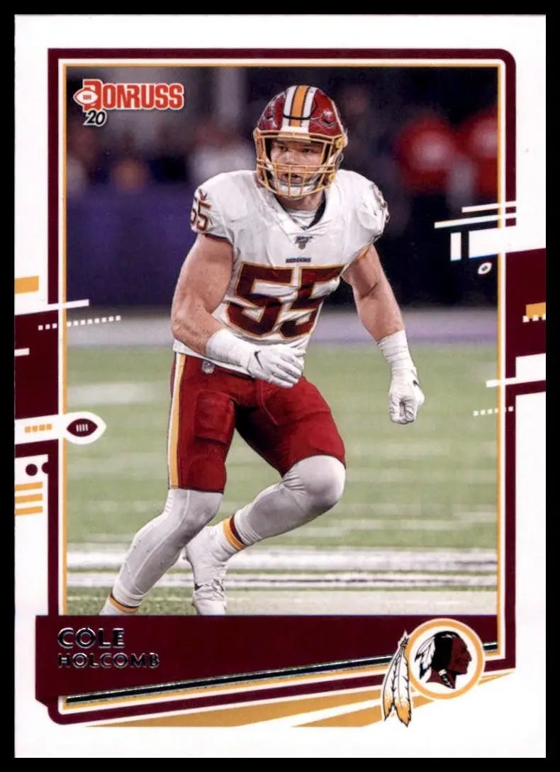 2020 Panini Donruss - Cole Holcomb #242 - Football Card Single