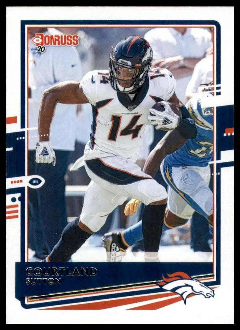 2020 Panini Donruss - Courtland Sutton #92 - Football Card Single