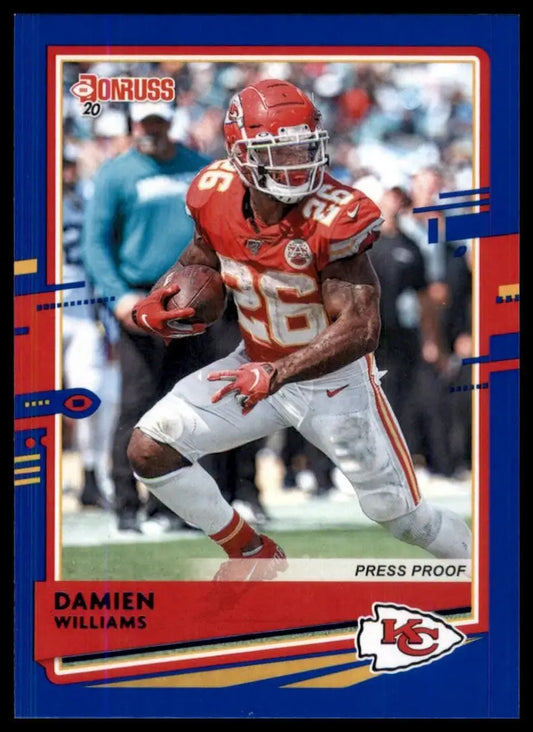 2020 Panini Donruss - Damien Williams #5 Press Proof Blue