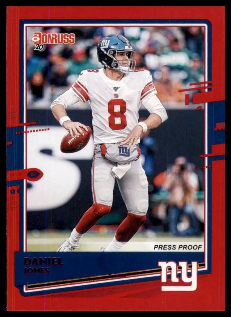 2020 Panini Donruss - Daniel Jones #183 Press Proof Red