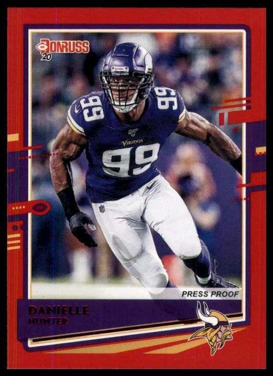 2020 Panini Donruss - Danielle Hunter #164 Press Proof Red