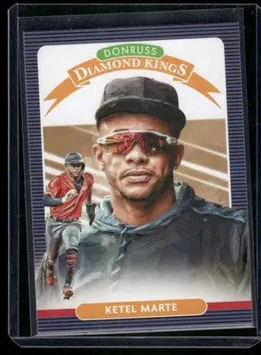 2020 Panini Donruss Diamond Kings Ketel Marte #28 Baseball - Baseball Card Single