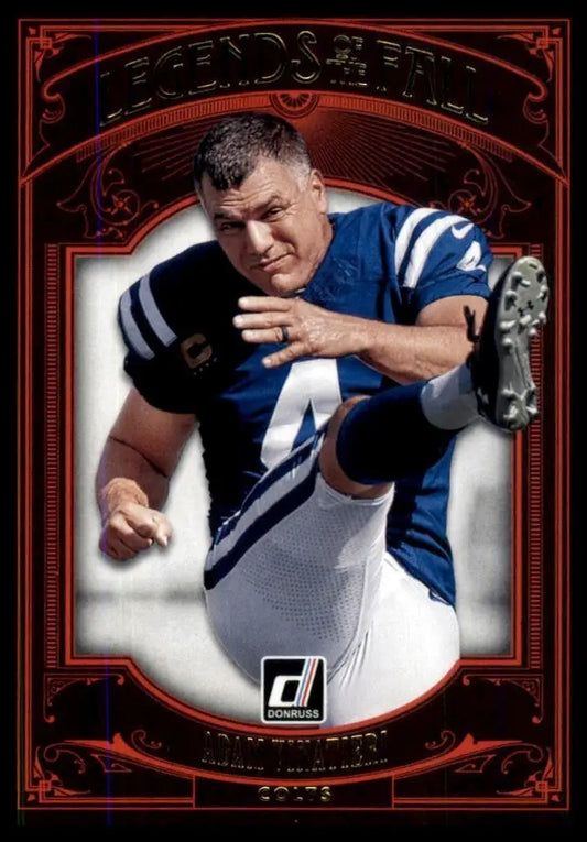 2020 Panini Donruss - Legends of the Fall Adam Vinatieri #LF-AV