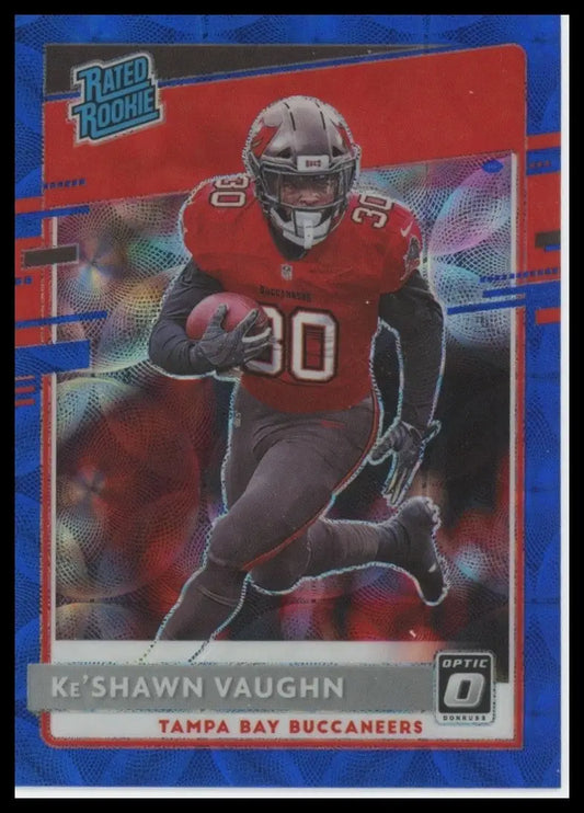 2020 Panini Donruss Optic Blue Scope Rookie #186 KeShawn Vaughn TB Buccaneers - Football Card Single
