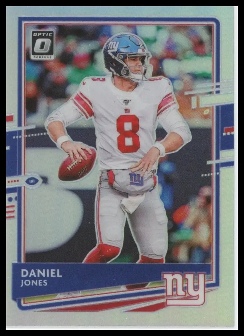 2020 Panini Donruss Optic Holo Daniel Jones #73 New York Giants Football Card NF - Football Card Single