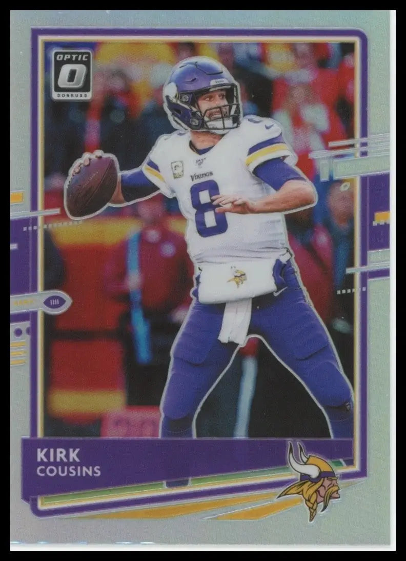 2020 Panini Donruss Optic Holo Kirk Cousins #65 Minnesota Vikings Football Card - Football Card Single