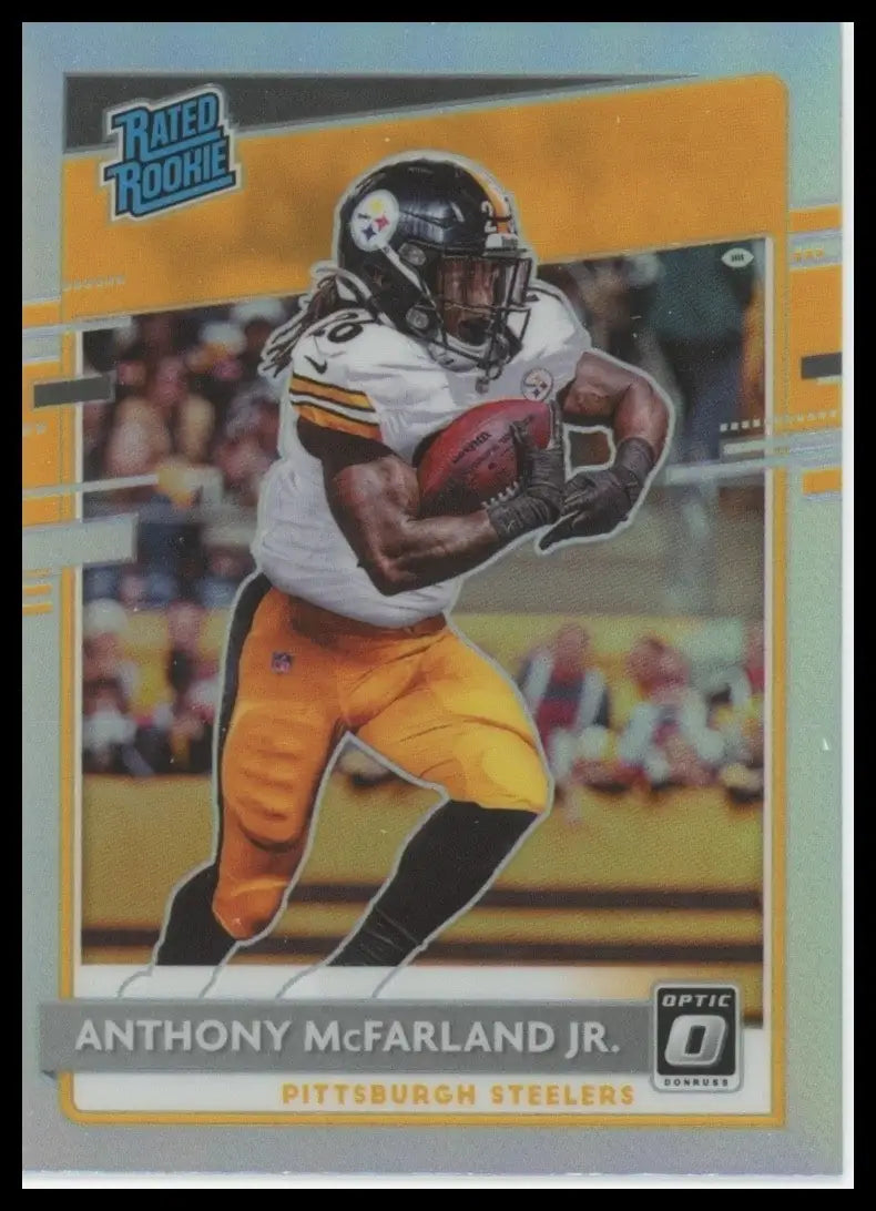 2020 Panini Donruss Optic Holo Rookie Anthony McFarland Jr #191 Steelers Card