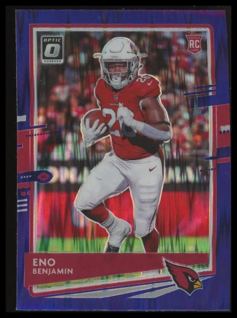 2020 Panini Donruss Optic Purple Shock Rookie Eno Benjamin #101 Arizona Cardinal - Football Card Single