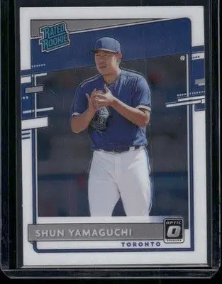 2020 Panini Donruss Optic Rated Rookie Shun Yamaguchi #95 Baseball - Baseball Card Single