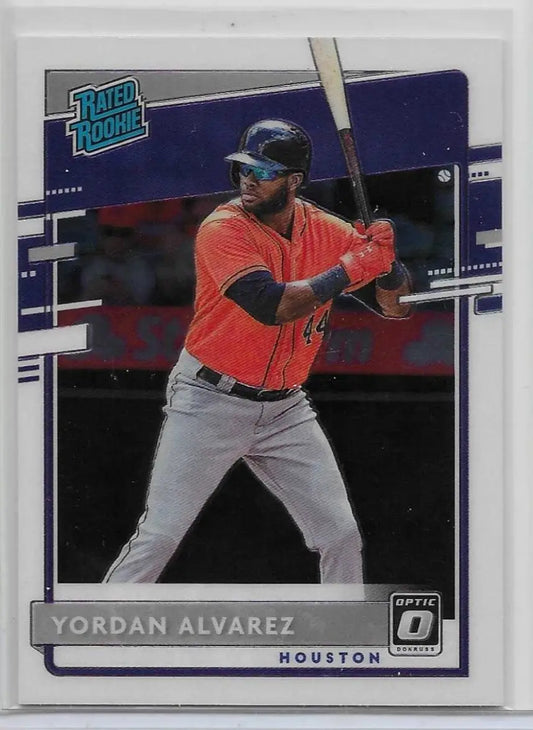 2020 Panini Donruss Optic - Rated Rookies Yordan Alvarez #45 (RC) (1479) - Baseball Card Single