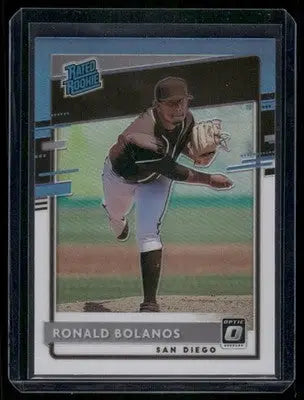 2020 Panini Donruss Optic Ronald Bolanos #84 Prizm Baseball - Baseball Card Single