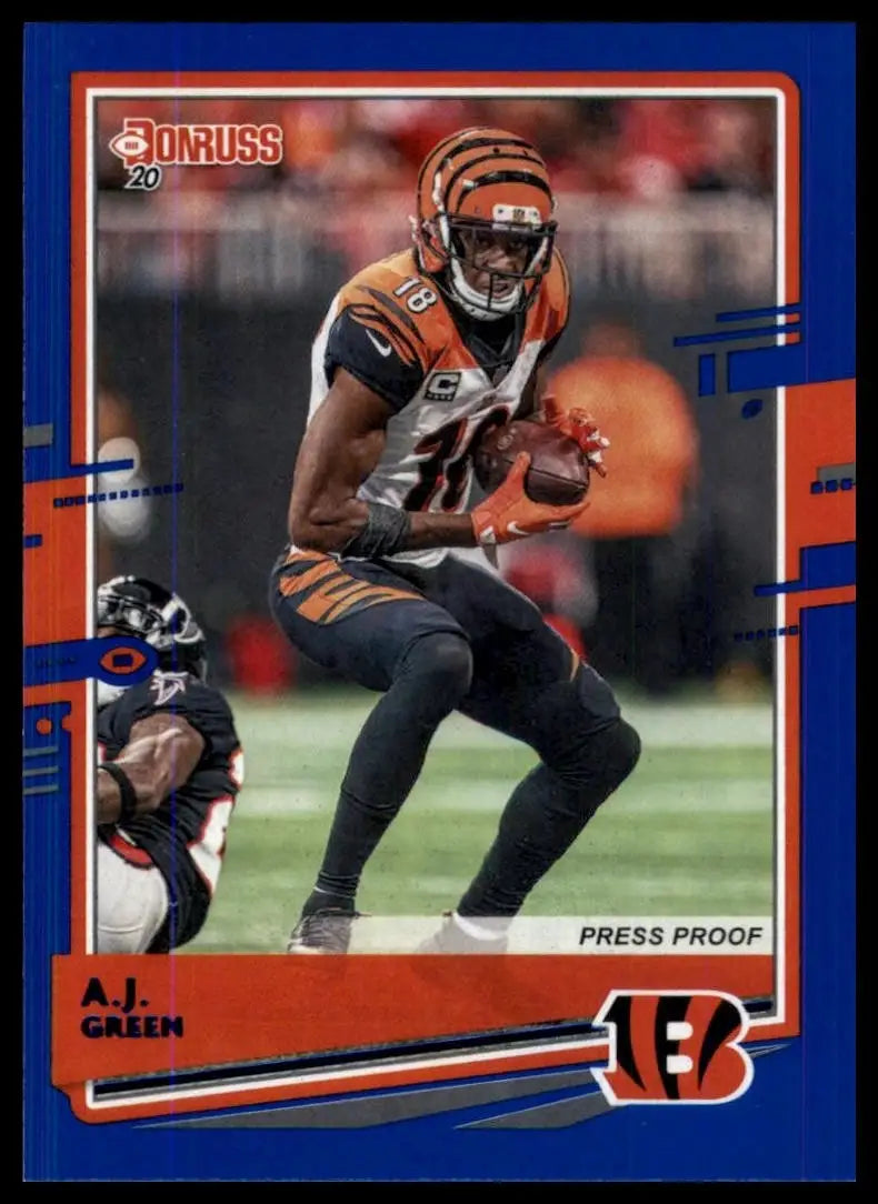 2020 Panini Donruss - Photo Variation A.J. Green #69 Press Proof Blue