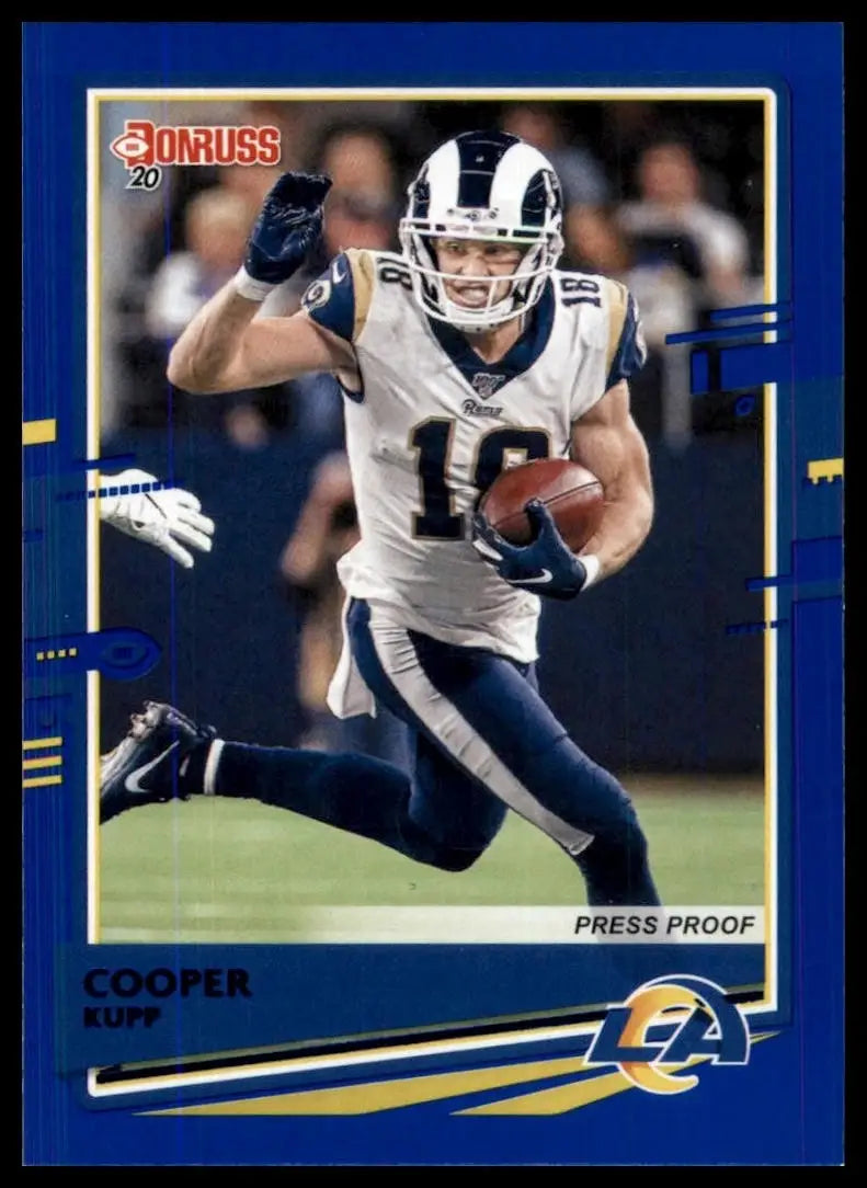 2020 Panini Donruss - Photo Variation Cooper Kupp #145 Press Proof Blue - Football Card Single