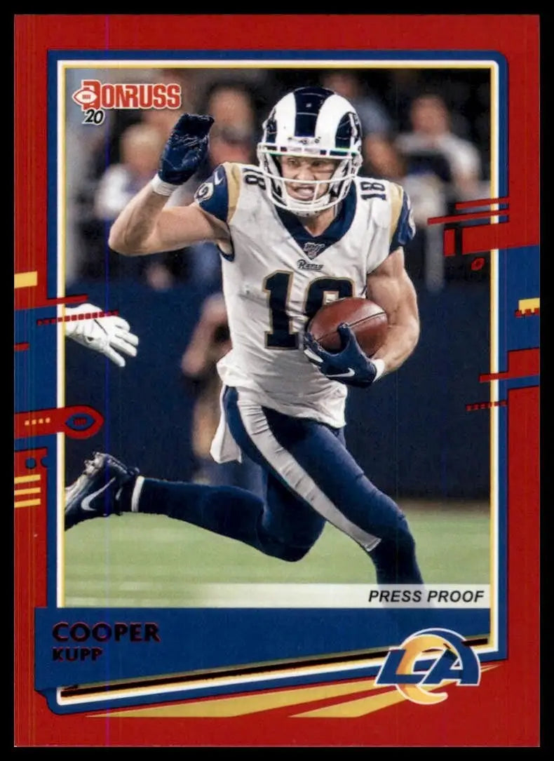 2020 Panini Donruss - Photo Variation Cooper Kupp #145 Press Proof Red