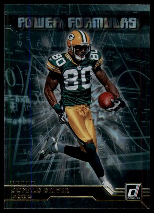 2020 Panini Donruss - Power Formulas Donald Driver #PF-DD