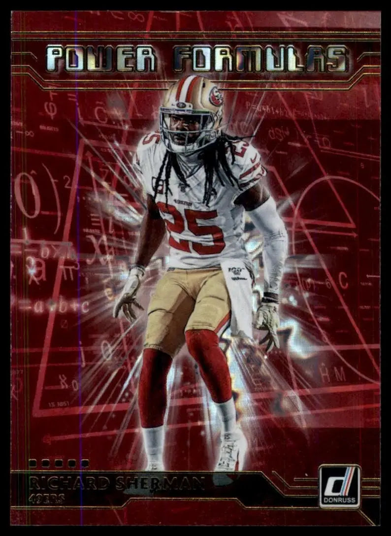 2020 Panini Donruss - Power Formulas Richard Sherman #PF-RS