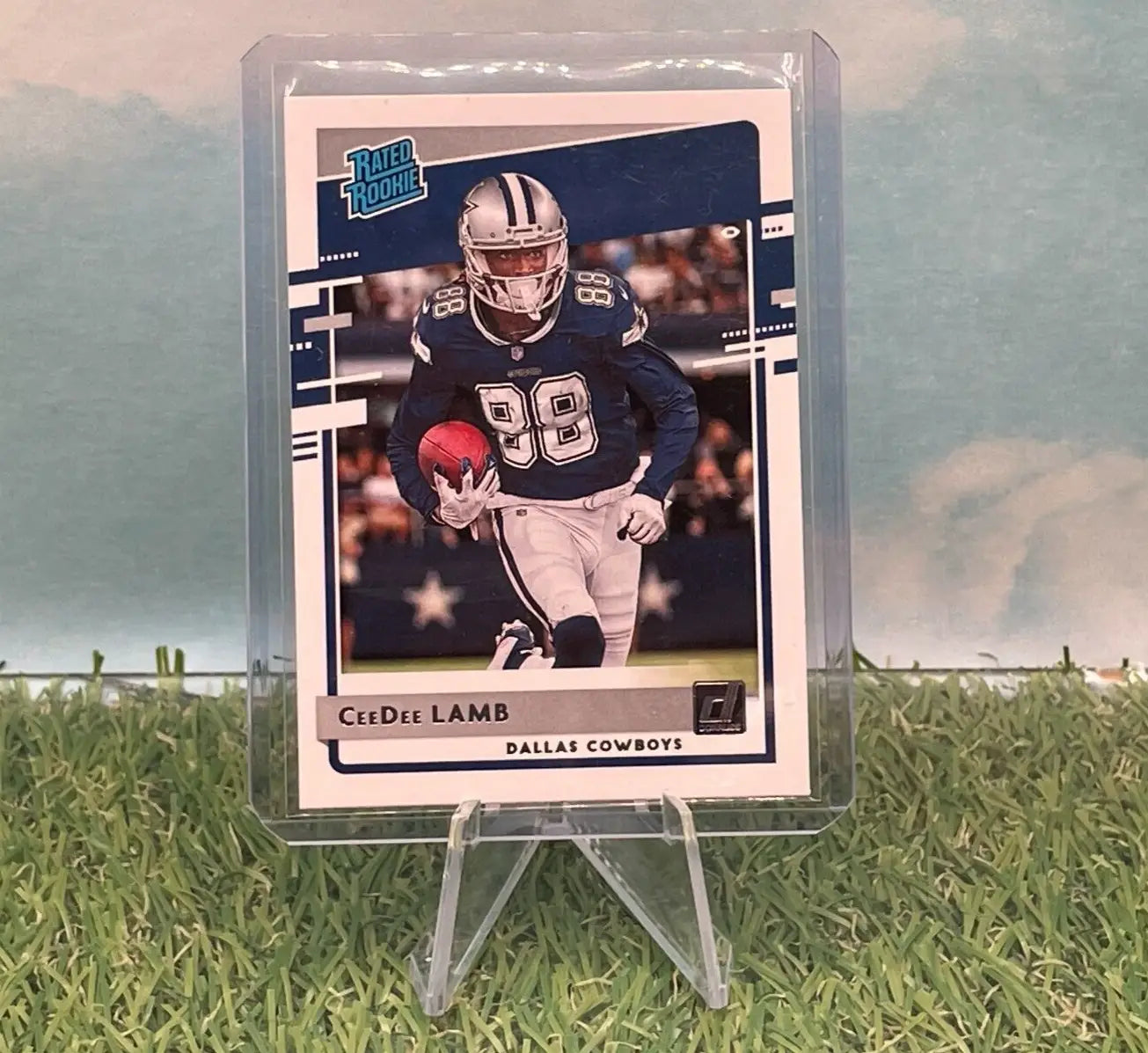 CeeDee Lamb Dallas Cowboys Donruss Rated Rookie card 2020 Panini Donruss #306