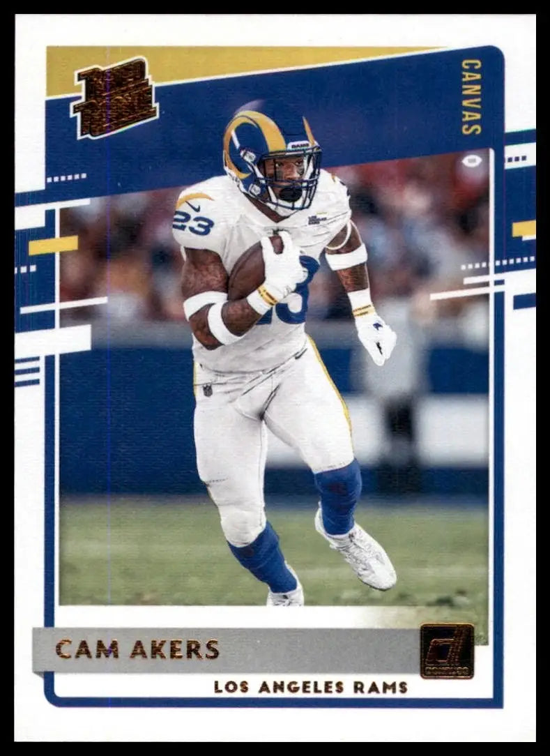2020 Panini Donruss - Rated Rookie Cam Akers #325 Canvas (RC)
