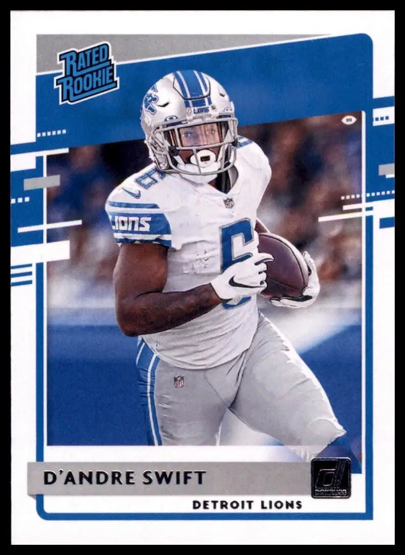 2020 Panini Donruss - Rated Rookie D’Andre Swift #309 (RC) - Football Card Single
