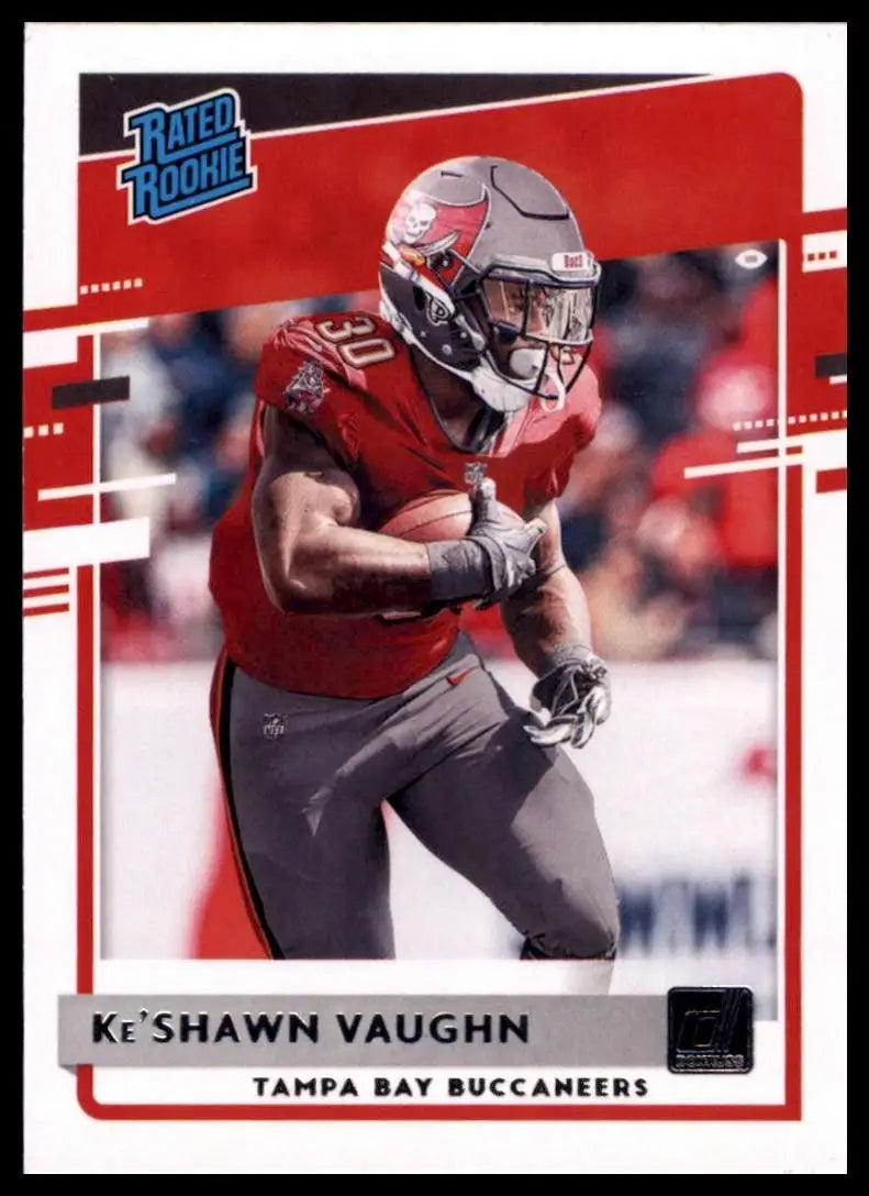 2020 Panini Donruss - Rated Rookie Ke’Shawn Vaughn #336 (RC) - Football Card Single