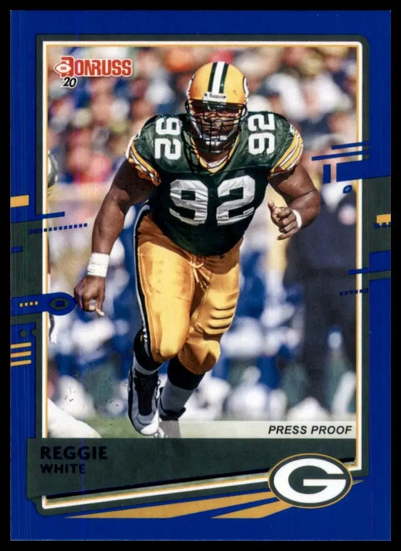 2020 Panini Donruss - Reggie White #110 Press Proof Blue