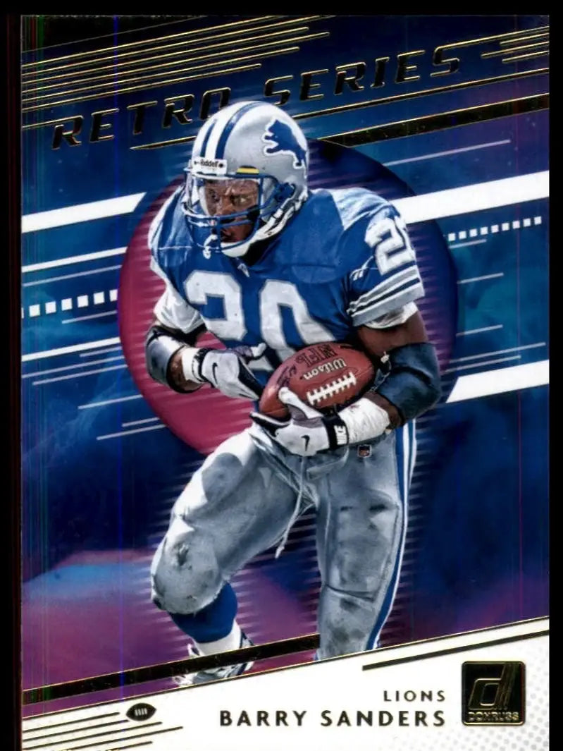 2020 Panini Donruss - Retro Series Barry Sanders #RS-BS