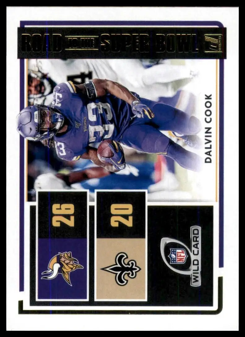 2020 Panini Donruss - Road to the Super Bowl Wild Card Dalvin Cook #RSBWC-DC