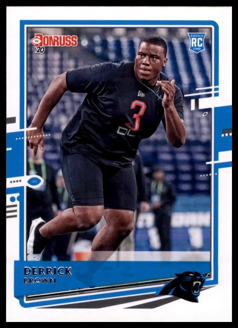 2020 Panini Donruss - Rookie Derrick Brown #264 (RC) - Football Card Single