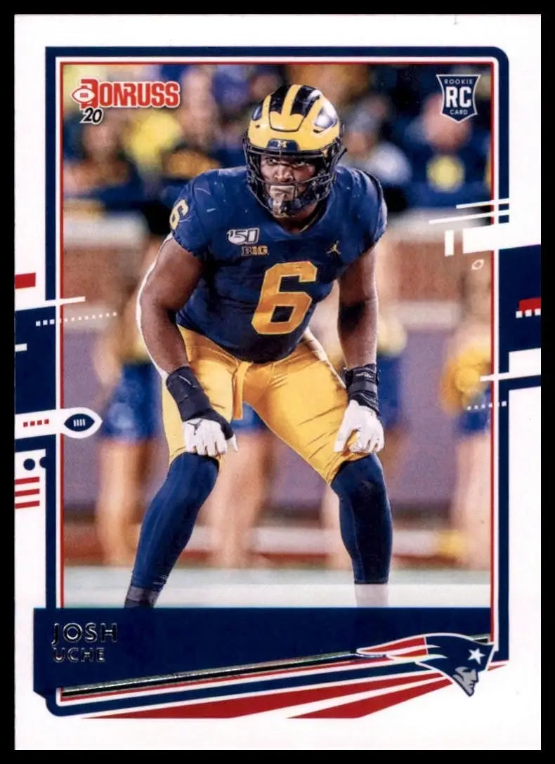 2020 Panini Donruss - Rookie Josh Uche #287 (RC) - Football Card Single