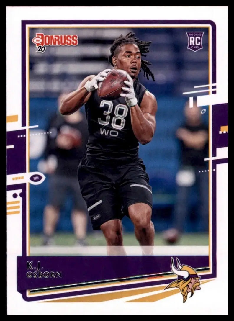 2020 Panini Donruss - Rookie K.J. Osborn #252 (RC) - Football Card Single