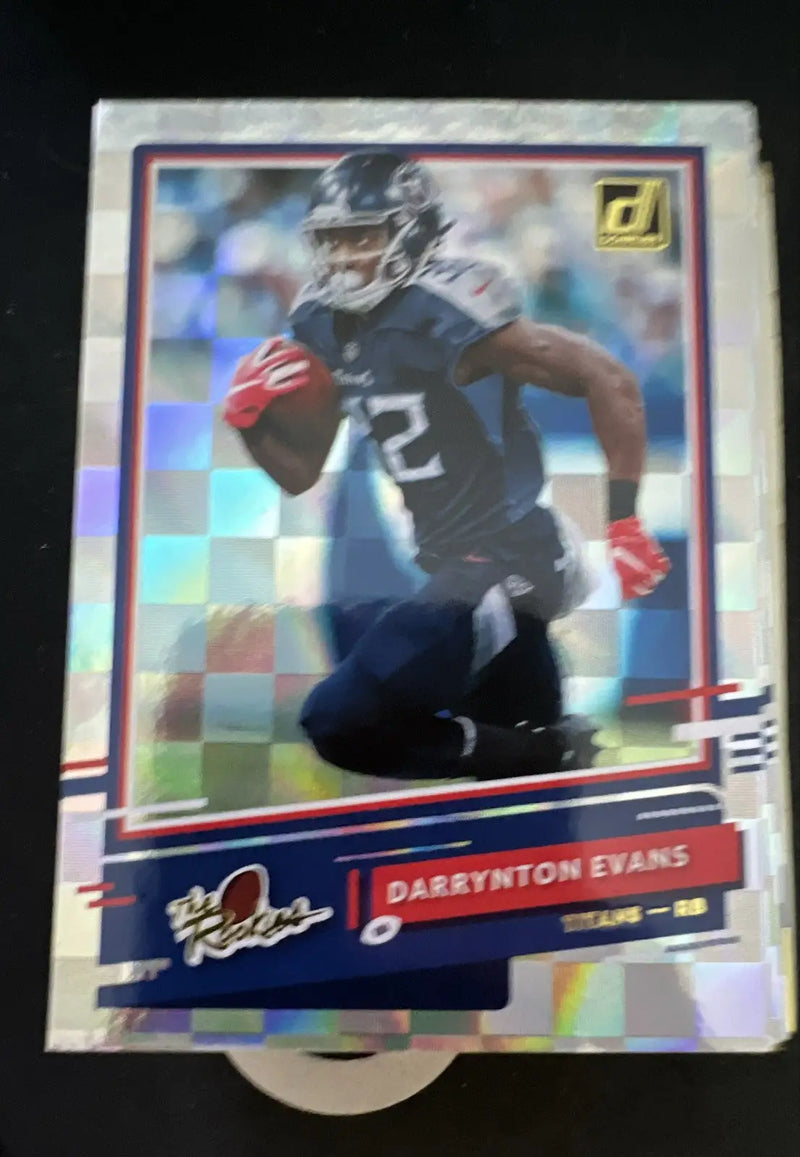 2020 Panini Donruss - The Rookies Darrynton Evans #TR-DE (RC)