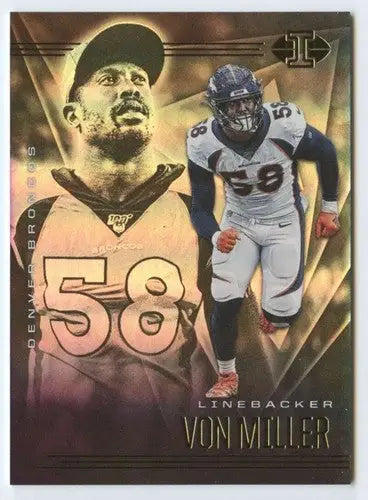 2020 Panini Illusions #100 Von Miller NM-MT Broncos ID:43378 - Football Card Single