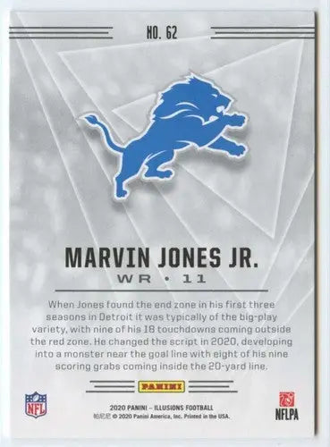 2020 Panini Illusions #62 Marvin Jones Jr. NM-MT Lions ID:43366 - Football Card Single