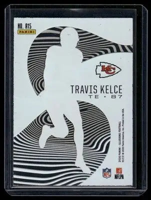 2020 Panini Illusions Astounding Travis Kelce #A15 Emerald Football - Football Card Single