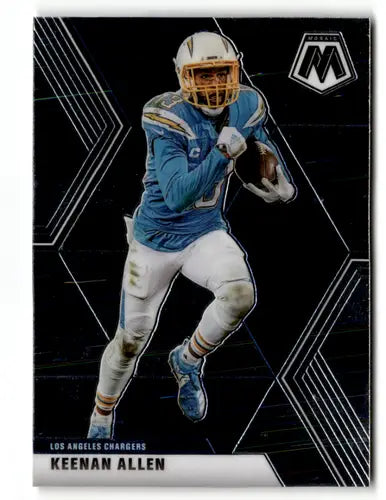 Keenan Allen football card from Panini Mosaic with original gloss LA Chargers