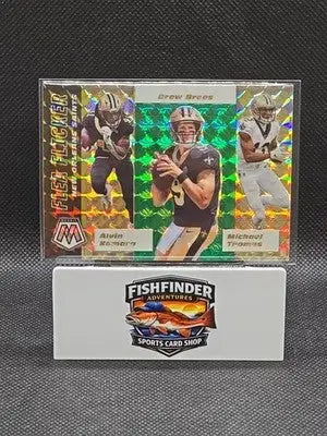 2020 Panini Mosaic - Flea Flicker Drew Brees Alvin Kamara Michael Thomas #FF12 - Football Card Single
