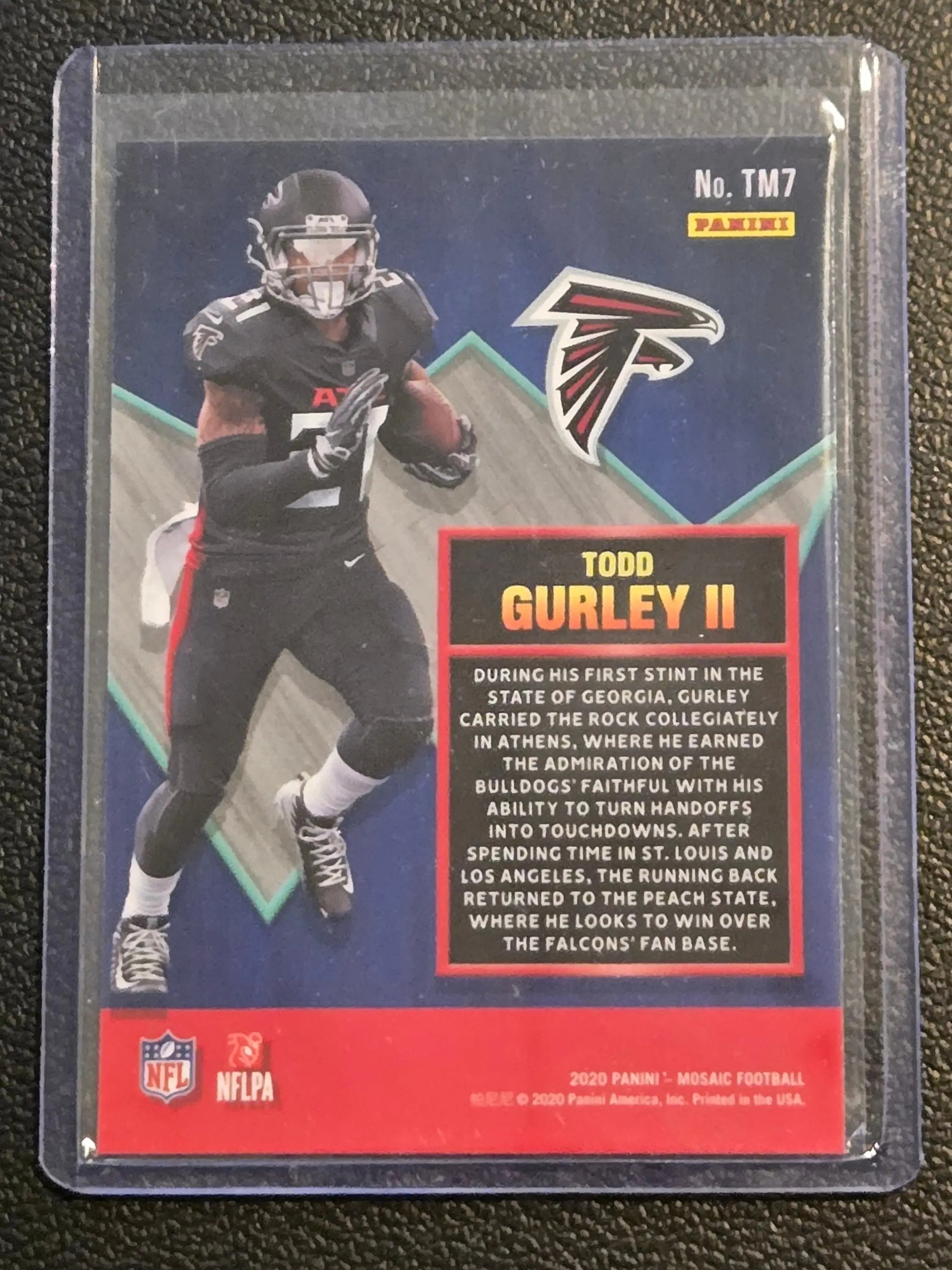 2020 Panini Mosaic #TM7 Todd Gurley II Touchdown Masters Prizm - Football Card Single