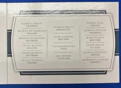 2020 Panini National Treasures 32 Players #TC-RT Treasure Chest Booklet 11/25