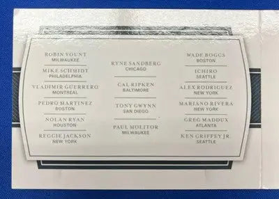 2020 Panini National Treasures 32 Players #TC-RT Treasure Chest Booklet 11/25