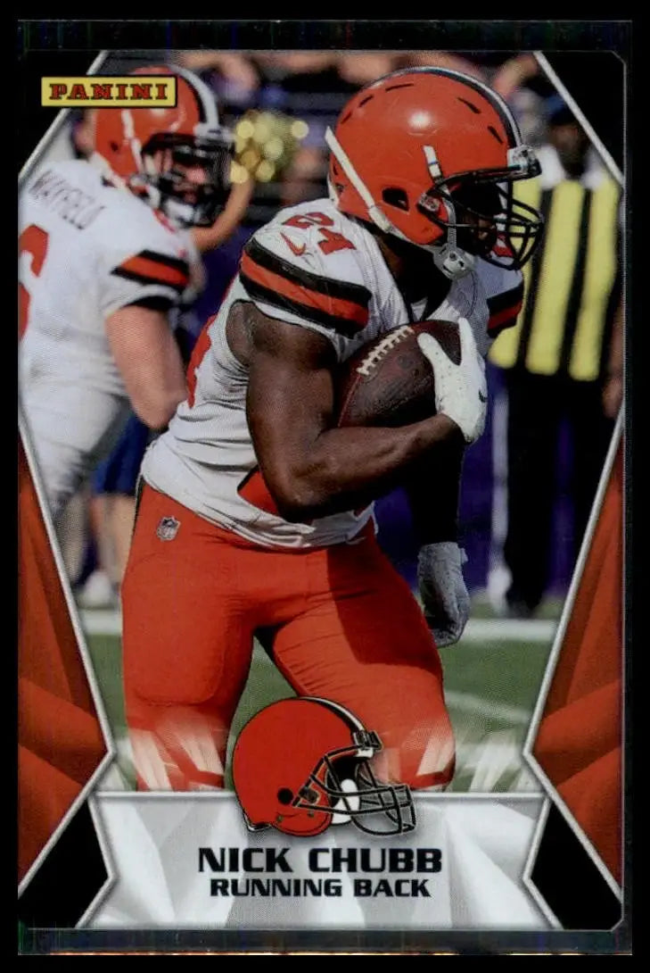2020 Panini NFL Sticker & Card Collection - Nick Chubb #12 Silver - Football Card Single